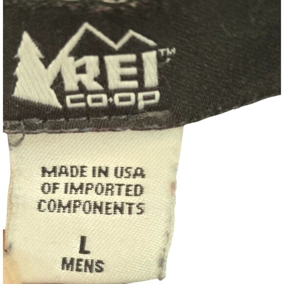 REI Co-Op Mens Travel To The Unknown Hoodie Large Blue Zip-Up gorpcore hiking - Picture 5 of 7
